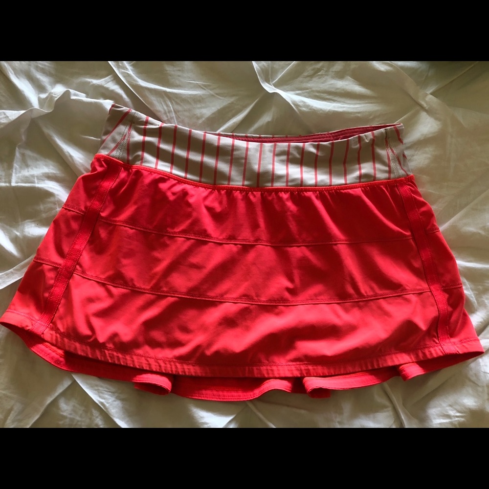 Electric coral pace rival skirt 8R